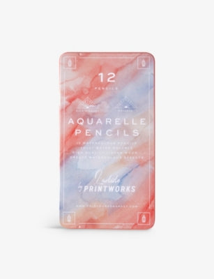 Printworks aquarelle pencils set of 12 (British brand)