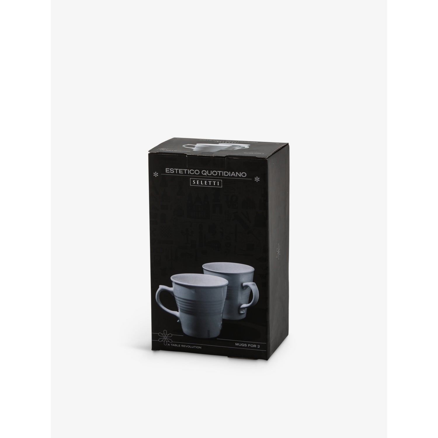 Seletti Selab porcelain mugs set of two 10cm (British brand)