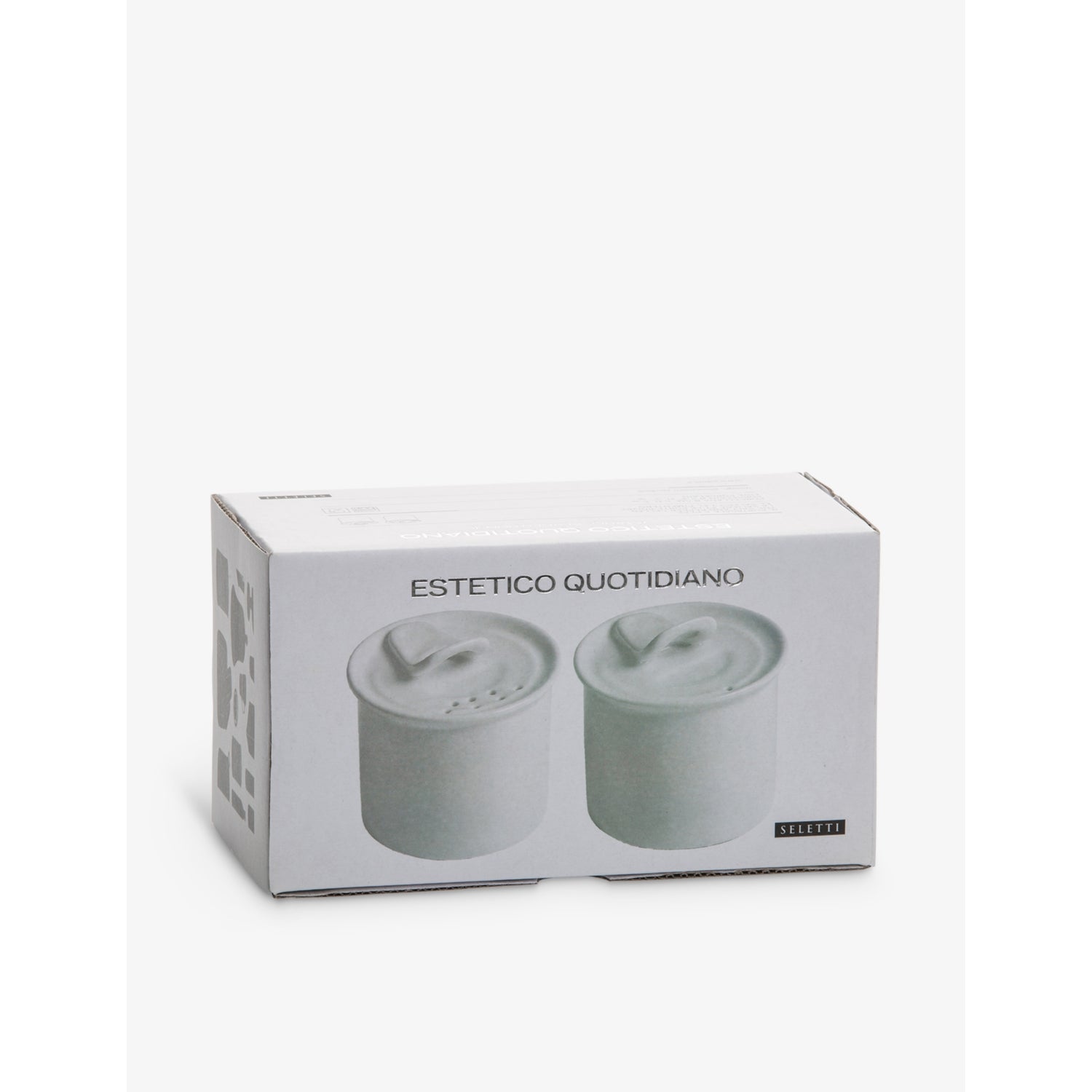 Seletti porcelain salt and pepper cellar set, imported from the UK