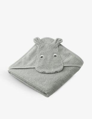 Liewood rabbit hooded cotton towel 70cm, imported from the UK