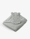 Liewood rabbit hooded cotton towel 70cm, imported from the UK