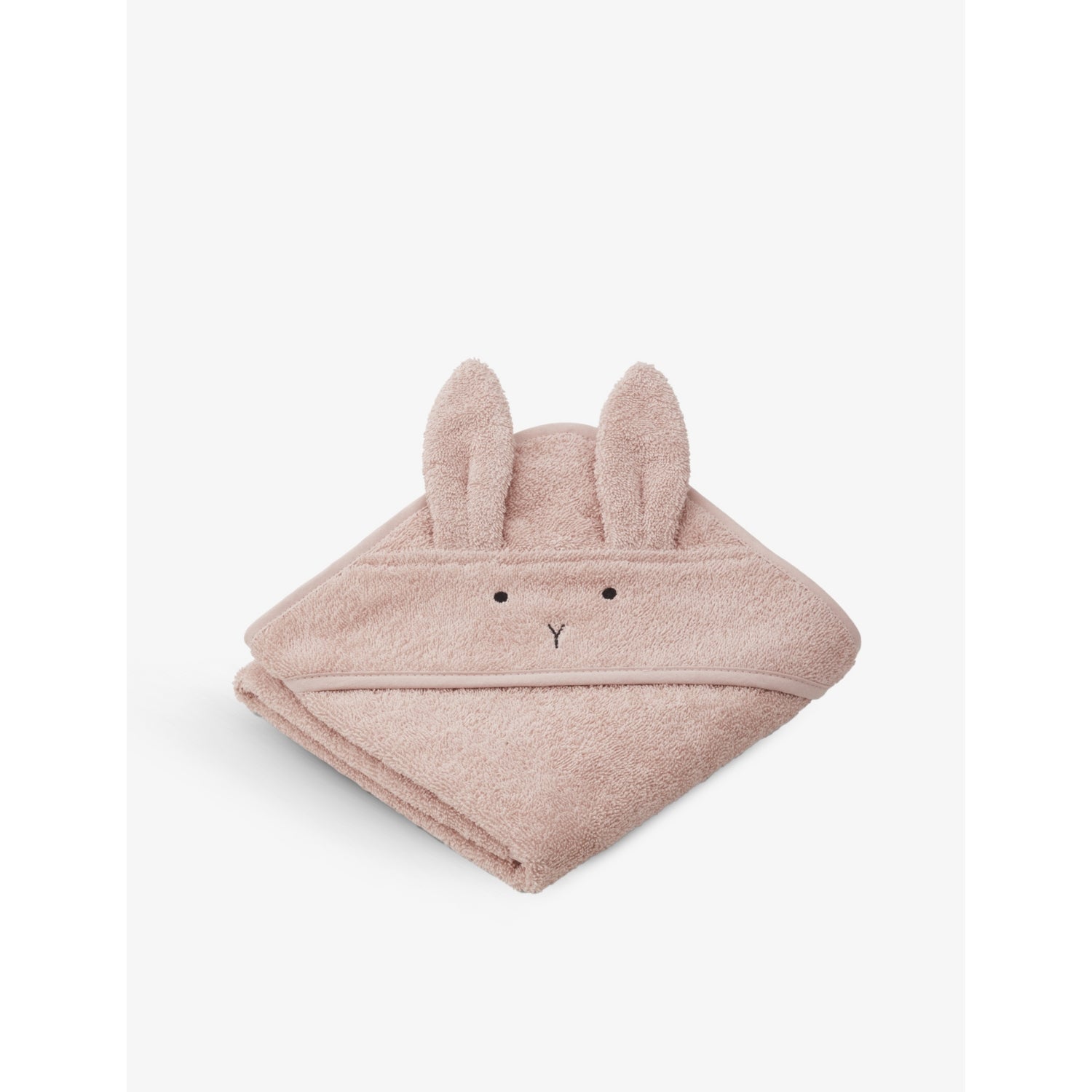 Liewood rabbit hooded cotton towel 70cm, imported from the UK