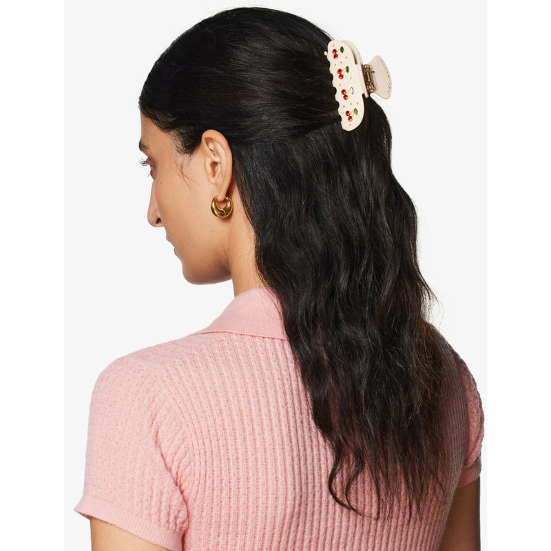 Emi Jay hair clip Sweetheart crystal cherry 7.5cm (British brand)