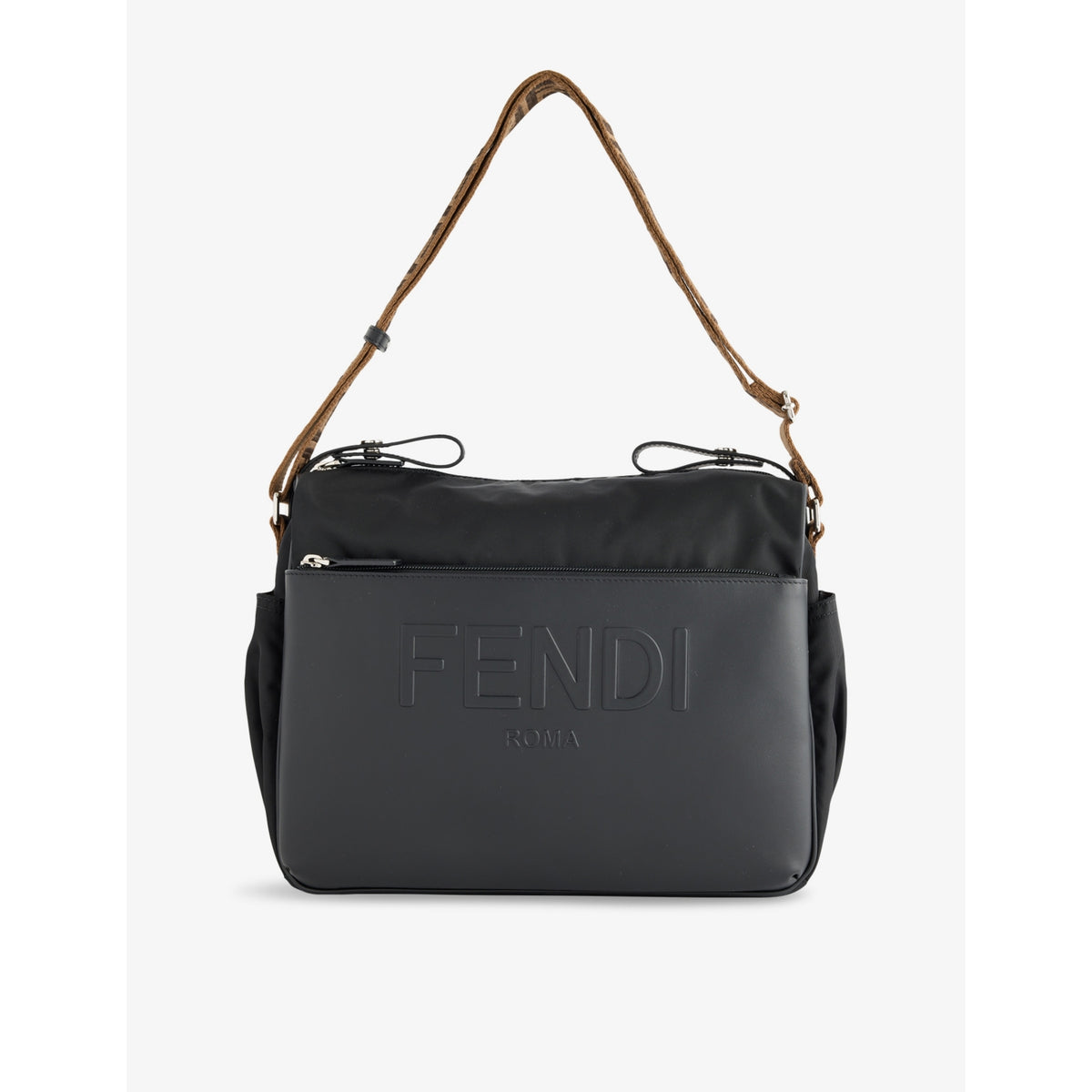 Logo shell changing bag - Black+palladium - 0-18 months