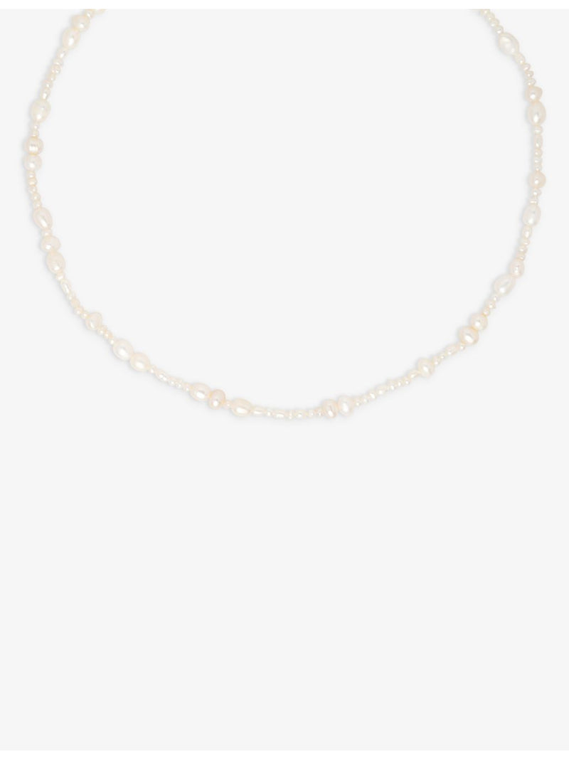 Astrid & Miyu Serenity pearl necklace in gold-toned brass, UK version
