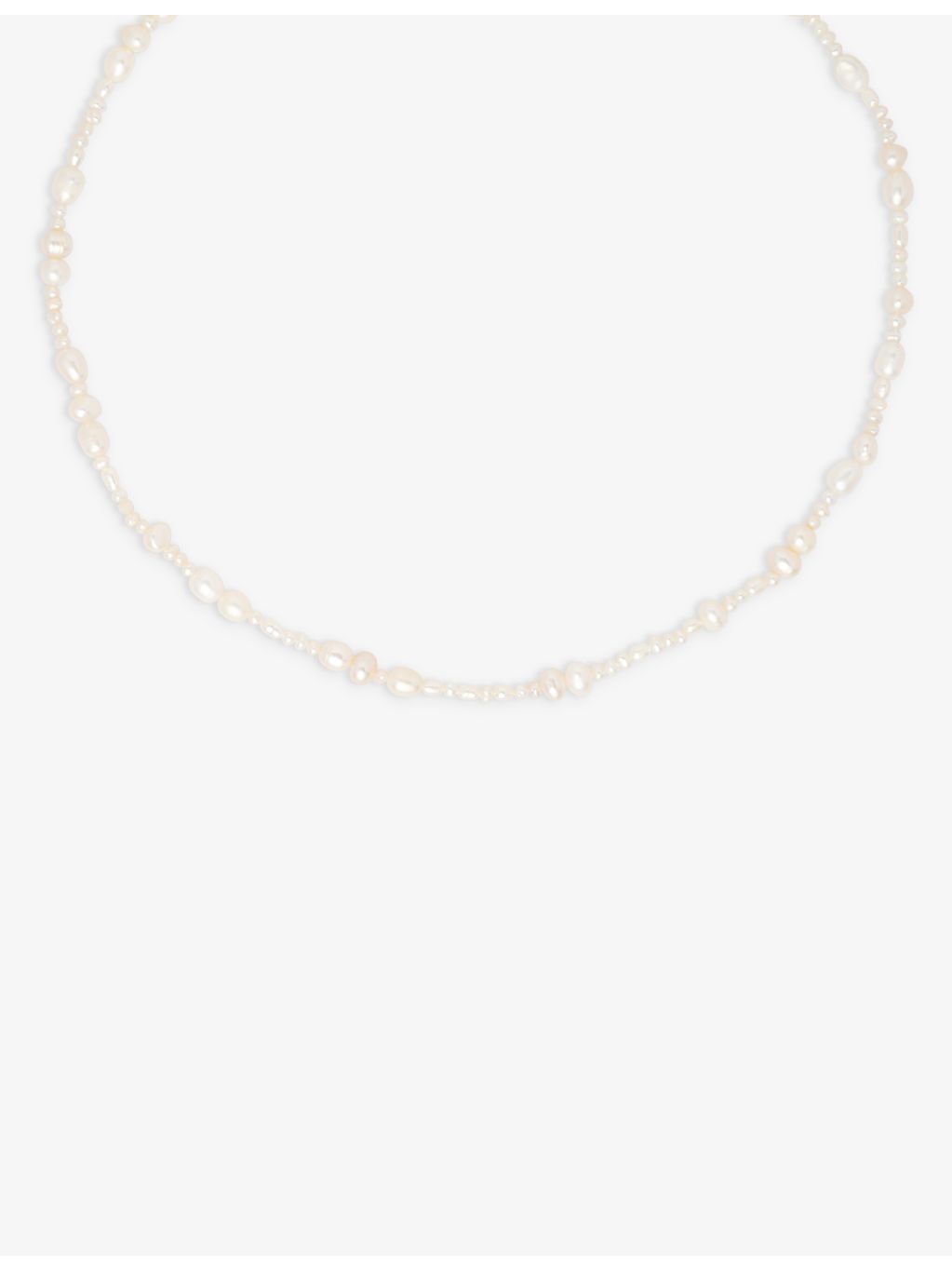 Astrid & Miyu Serenity pearl necklace in gold-toned brass, UK version