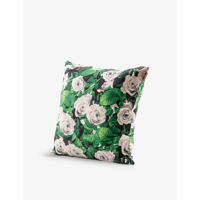 Seletti TOILETPAPER graphic-print cushion 67cm, UK version