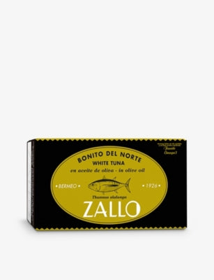 Zallo canned white tuna in olive oil 112g, UK version