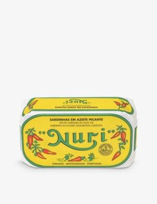 Nuri sardines with chilli in olive oil 125g (British brand)