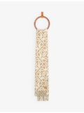 Loewe alpaca wool blend scarf 200cm Anagram patch - British product