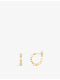 Chaumet Bee de Chaumet diamond hoop earrings 0.41ct, imported from the UK