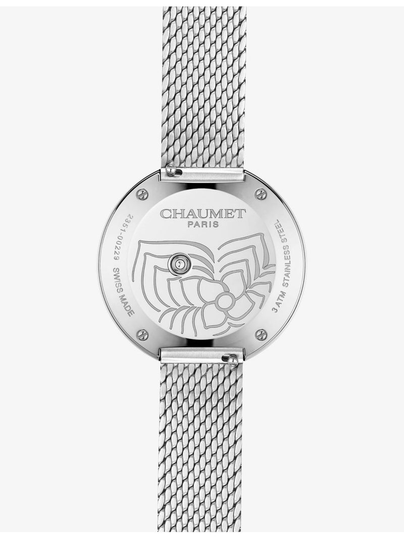 Chaumet Hortensia Eden watch 28mm stainless steel with diamonds, UK version