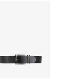 The Kooples chain-embellished logo-embossed leather belt (British brand)