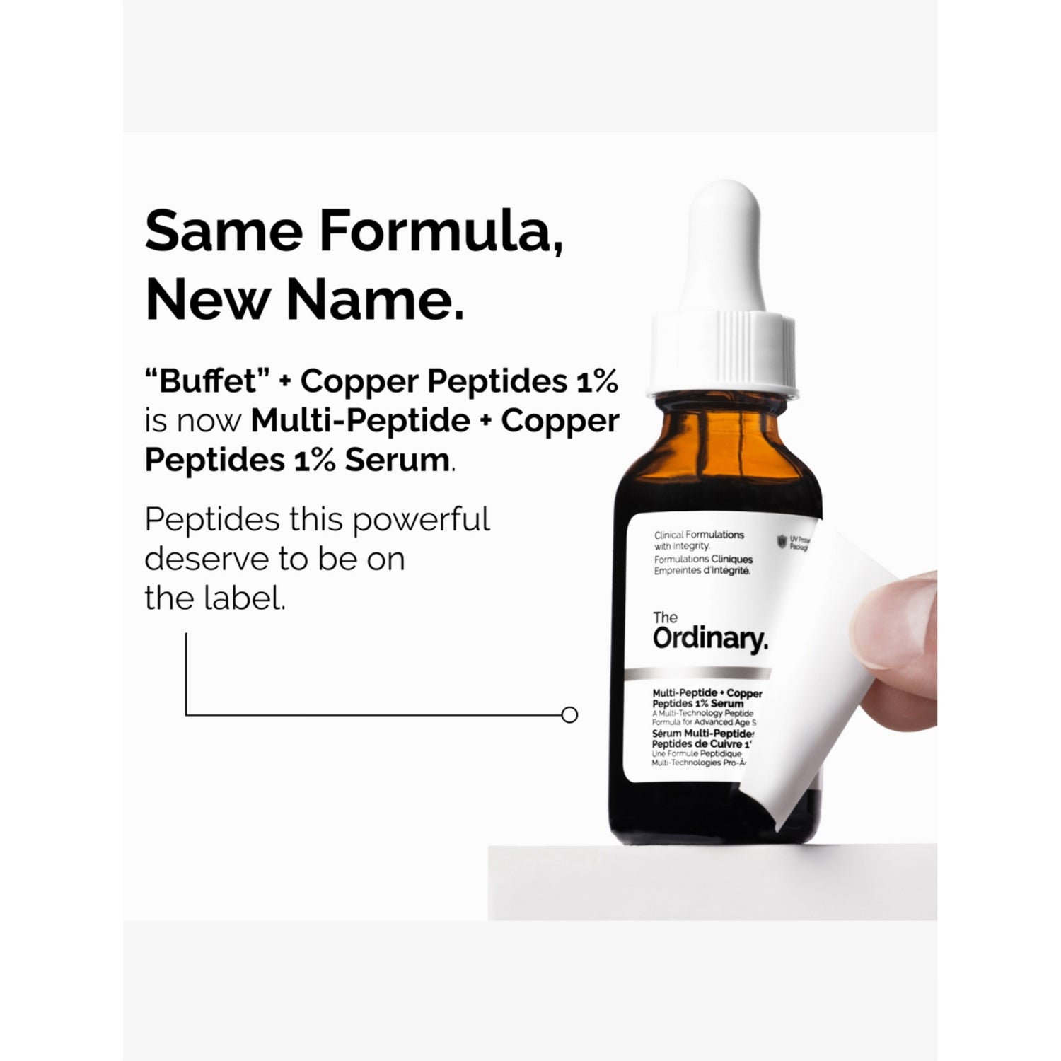 The Ordinary copper peptides 1% serum 30ml, UK version