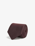 Reiss Ceremony Textured Silk Tie 7.5cm
