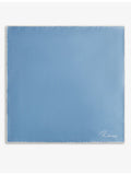 Reiss Ceremony logo-print silk pocket square 32cm (British brand)