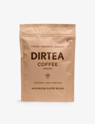 DIRTEA mushroom coffee super blend 60 servings, imported from the UK