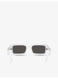 Dolce & Gabbana DG6187 rectangle frame sunglasses, imported from the UK