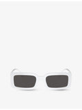 Dolce & Gabbana DG6187 rectangle frame sunglasses, imported from the UK