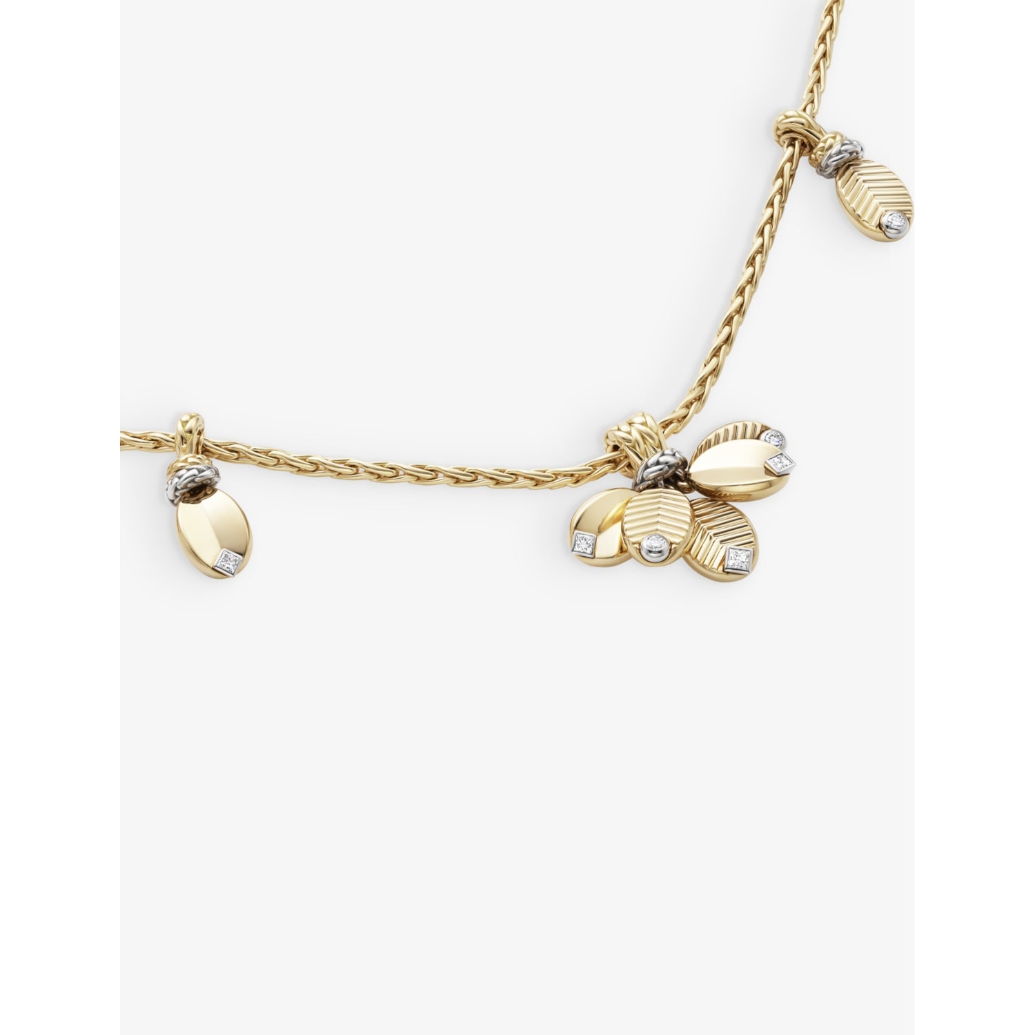 Cartier diamond necklace 18ct gold - British product