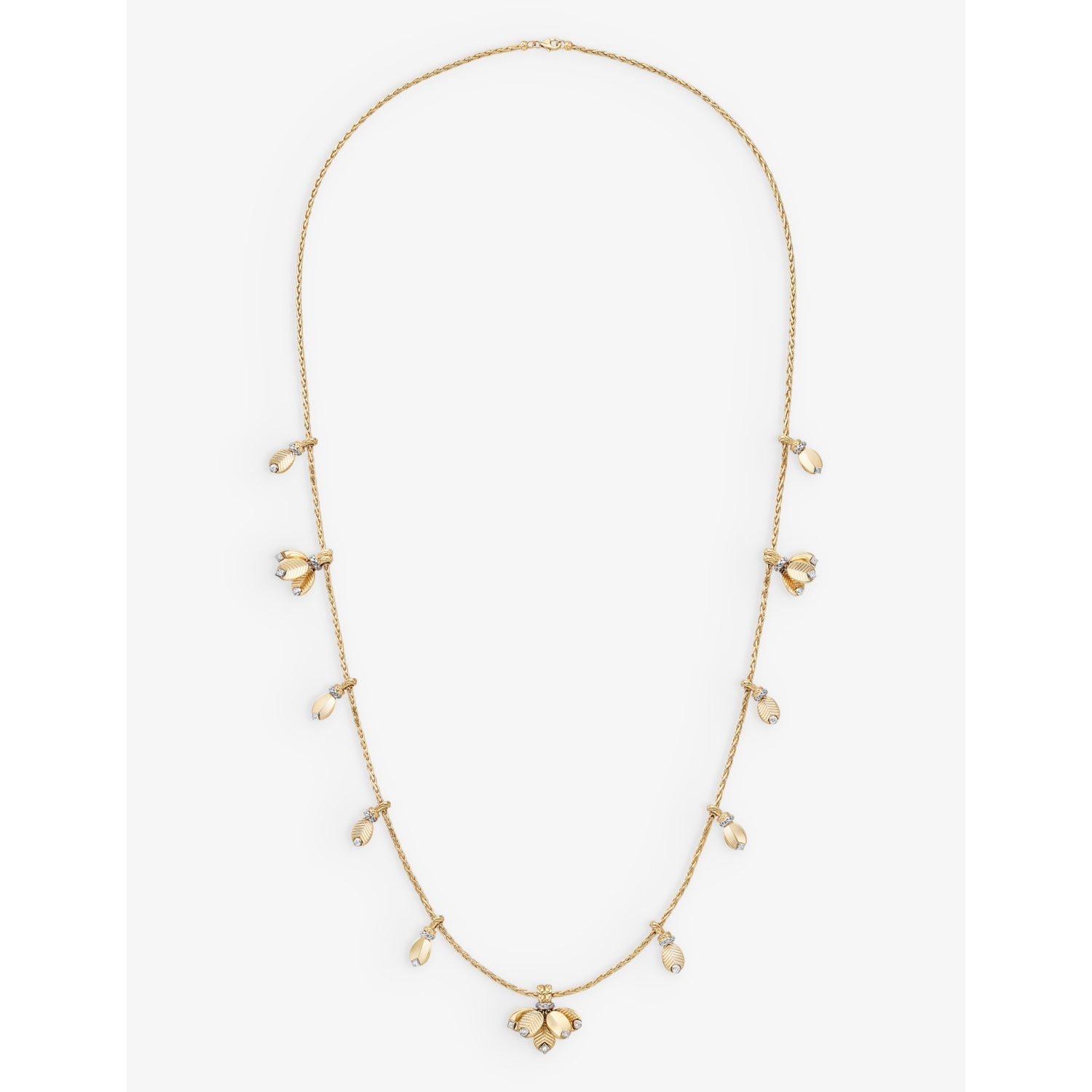 Cartier diamond necklace 18ct gold - British product