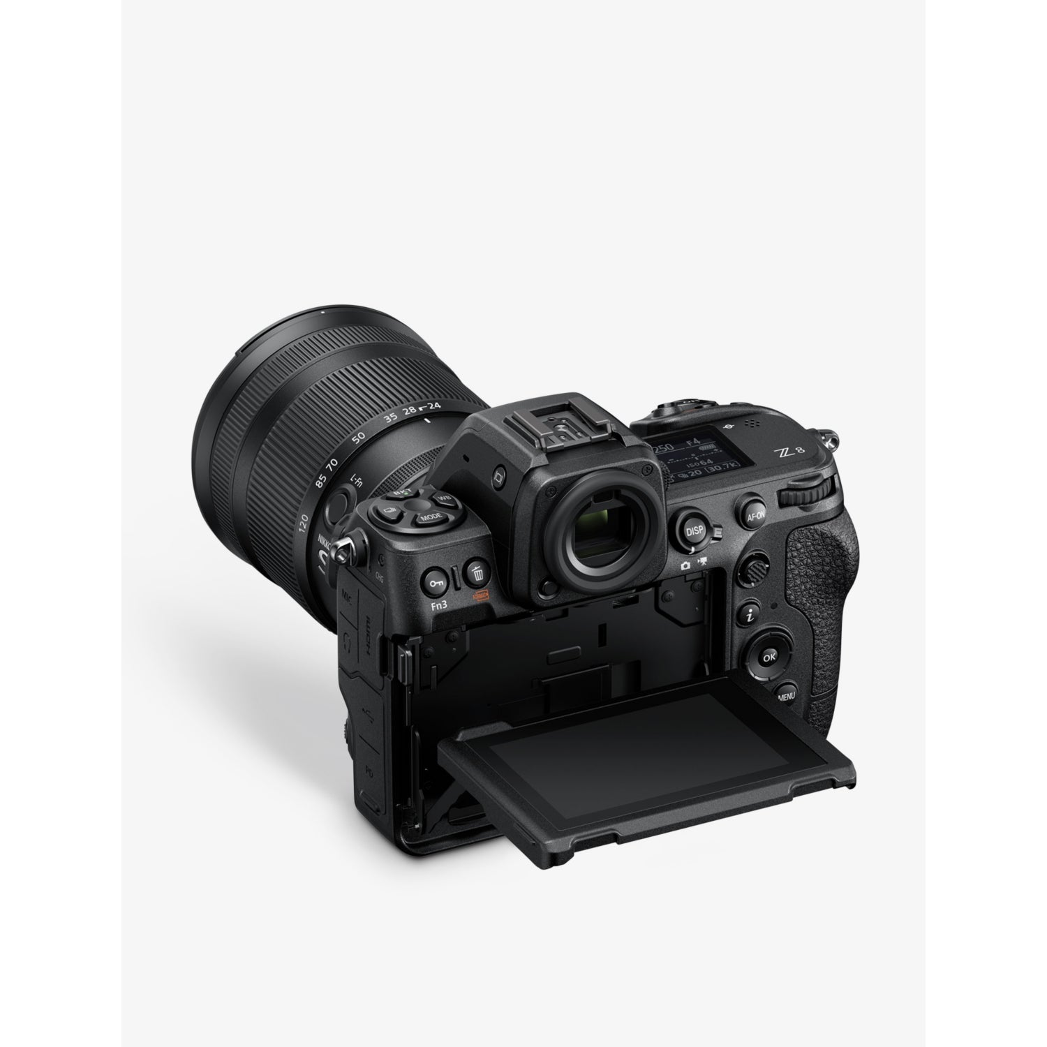 Nikon Z 8 mirrorless camera with 24-120mm lens, imported from the UK