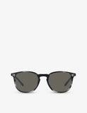 Oliver Peoples Finley rectangular acetate sunglasses with tortoiseshell pattern, UK version