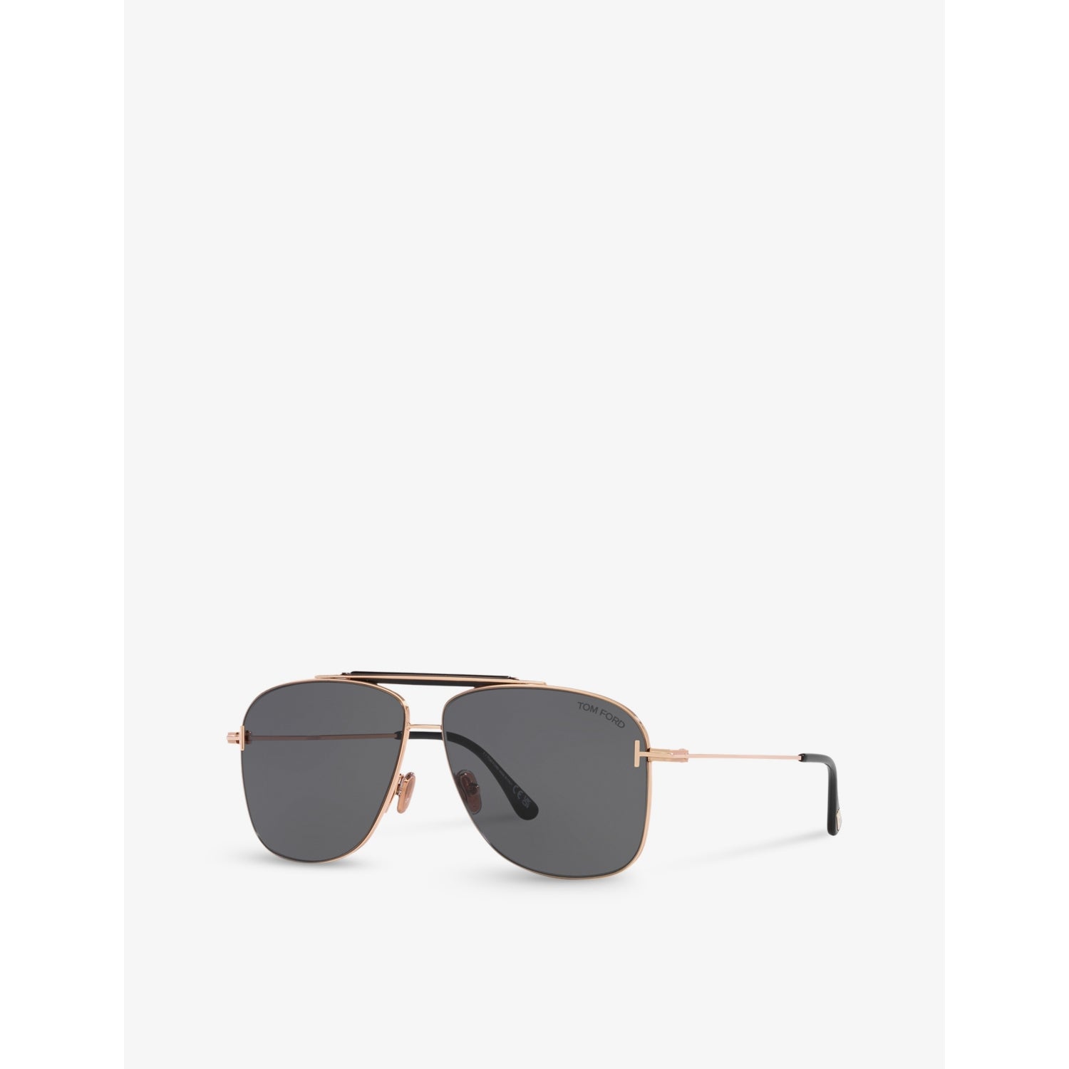 Tom Ford TR001628 aviator sunglasses with gold-tone metal frame, UK version