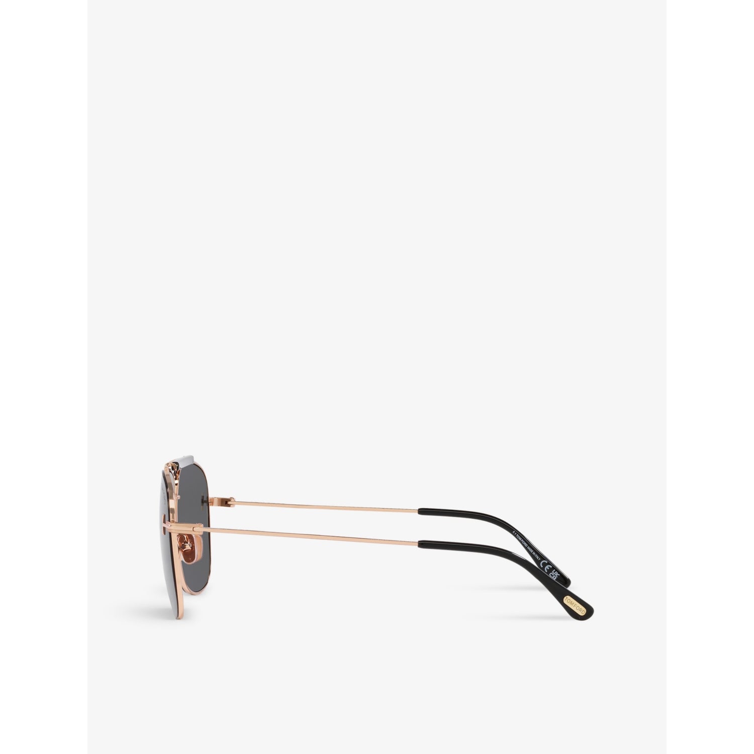 Tom Ford TR001628 aviator sunglasses with gold-tone metal frame, UK version