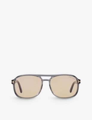 Tom Ford Rosco square-frame acetate sunglasses, UK version