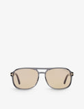 Tom Ford Rosco square-frame acetate sunglasses, UK version