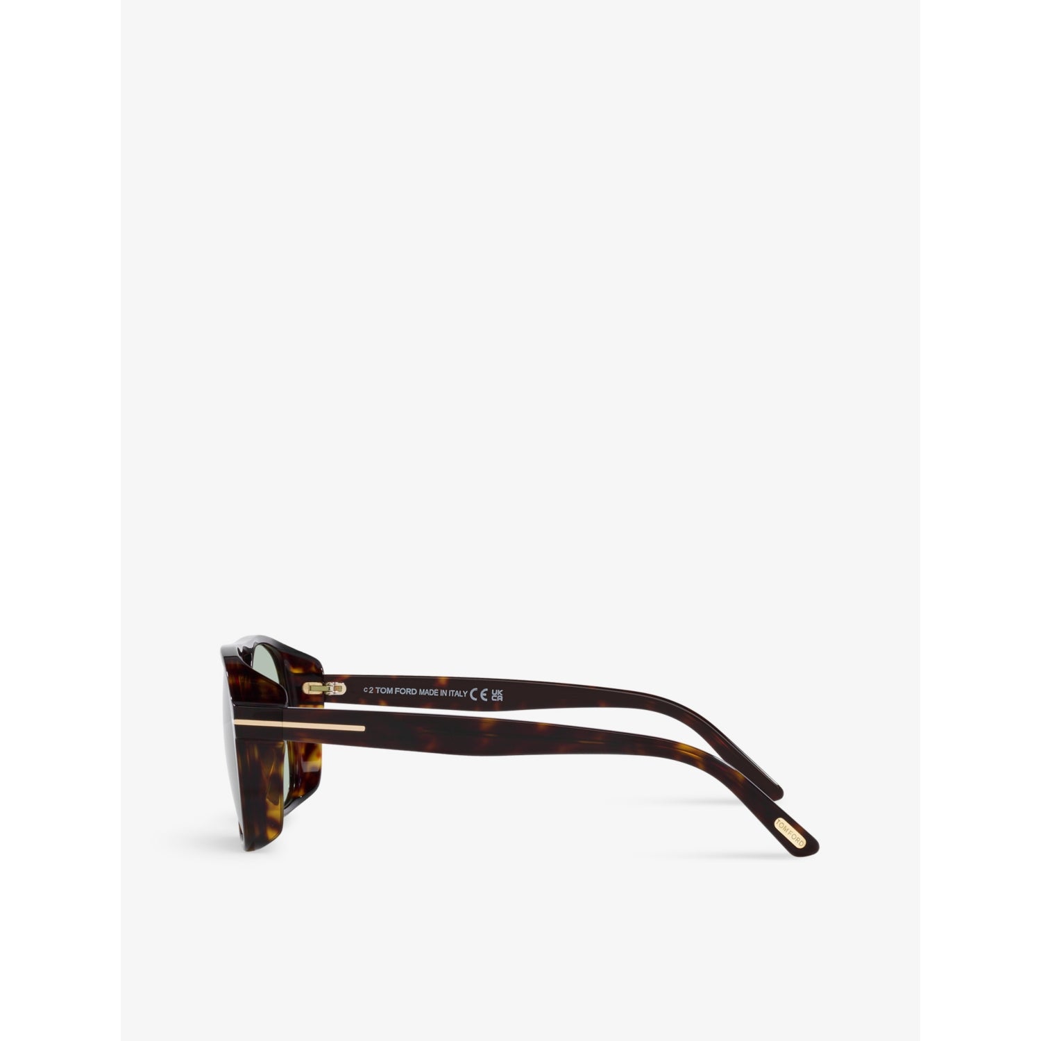 Tom Ford Rosco square-frame sunglasses in tortoiseshell, imported from the UK