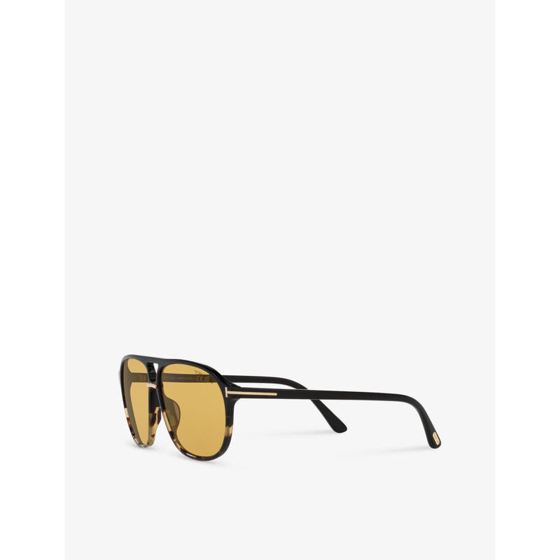 Tom Ford Bruce tortoiseshell square sunglasses, imported from the UK