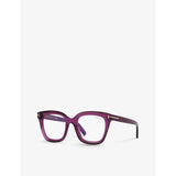 Tom Ford square-frame acetate glasses TR001663 FT5880-B, imported from the UK