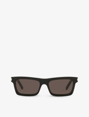 Saint Laurent SL 461 Betty rectangle-frame acetate sunglasses - British product