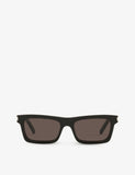 Saint Laurent SL 461 Betty rectangle-frame acetate sunglasses - British product