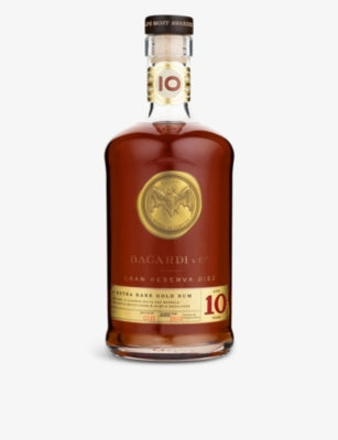 Bacardi Gran Reserva Diez 10-year-old rum 700ml, imported from the UK