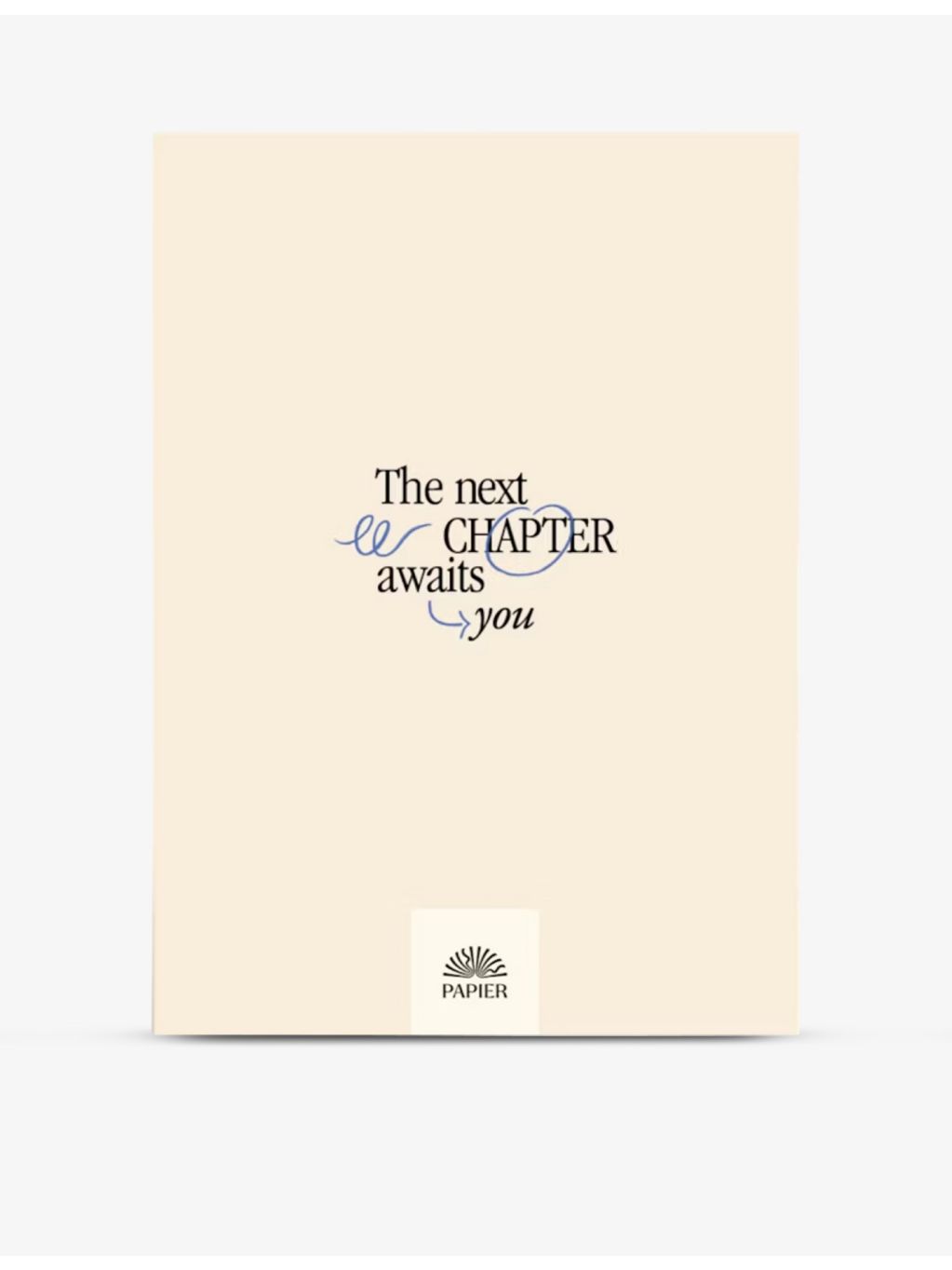Papier reading journal 21.5cm x 15cm, imported from the UK