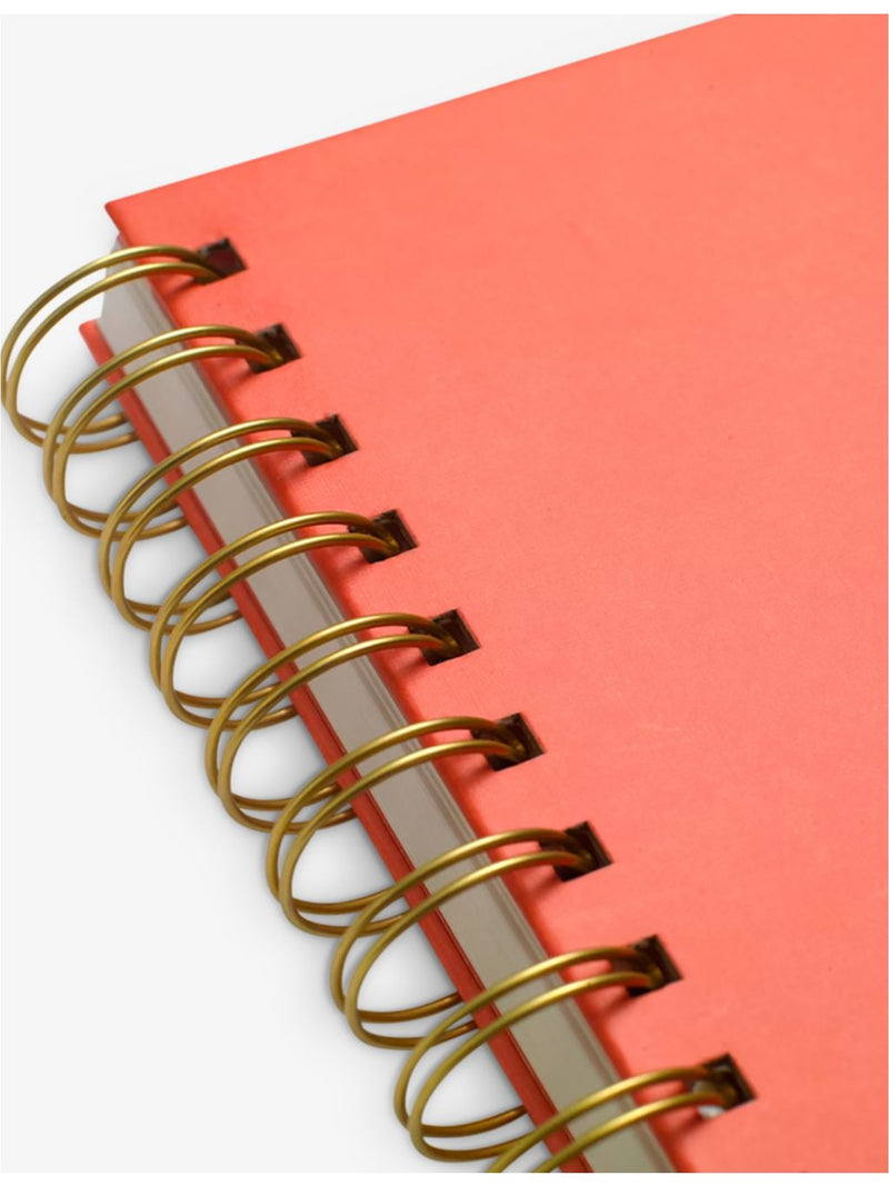 Papier Sunburst lined spiral notebook 25cm x 17.6cm, UK version