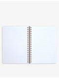 Papier Flora spiral notebook 17.6cm x 25cm - British product