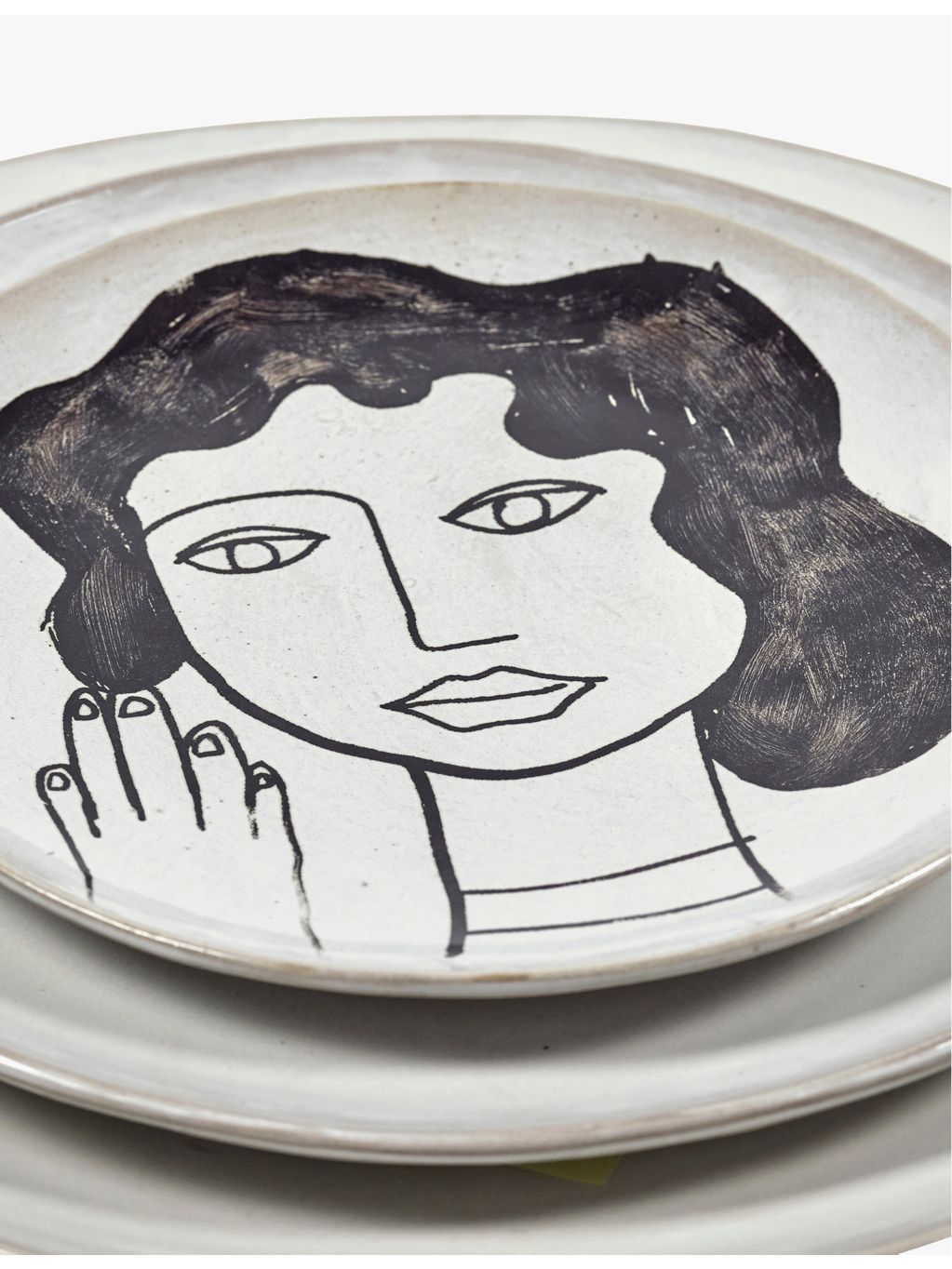 Serax La Mère medium stoneware plate 20cm - British product