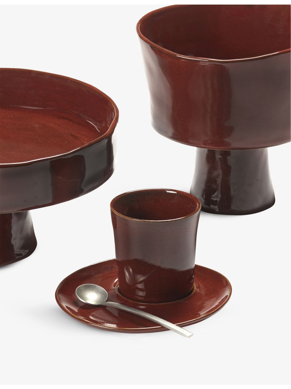 Serax stoneware bowl with stand 18cm (British brand)