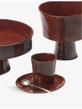Serax stoneware bowl with stand 18cm (British brand)