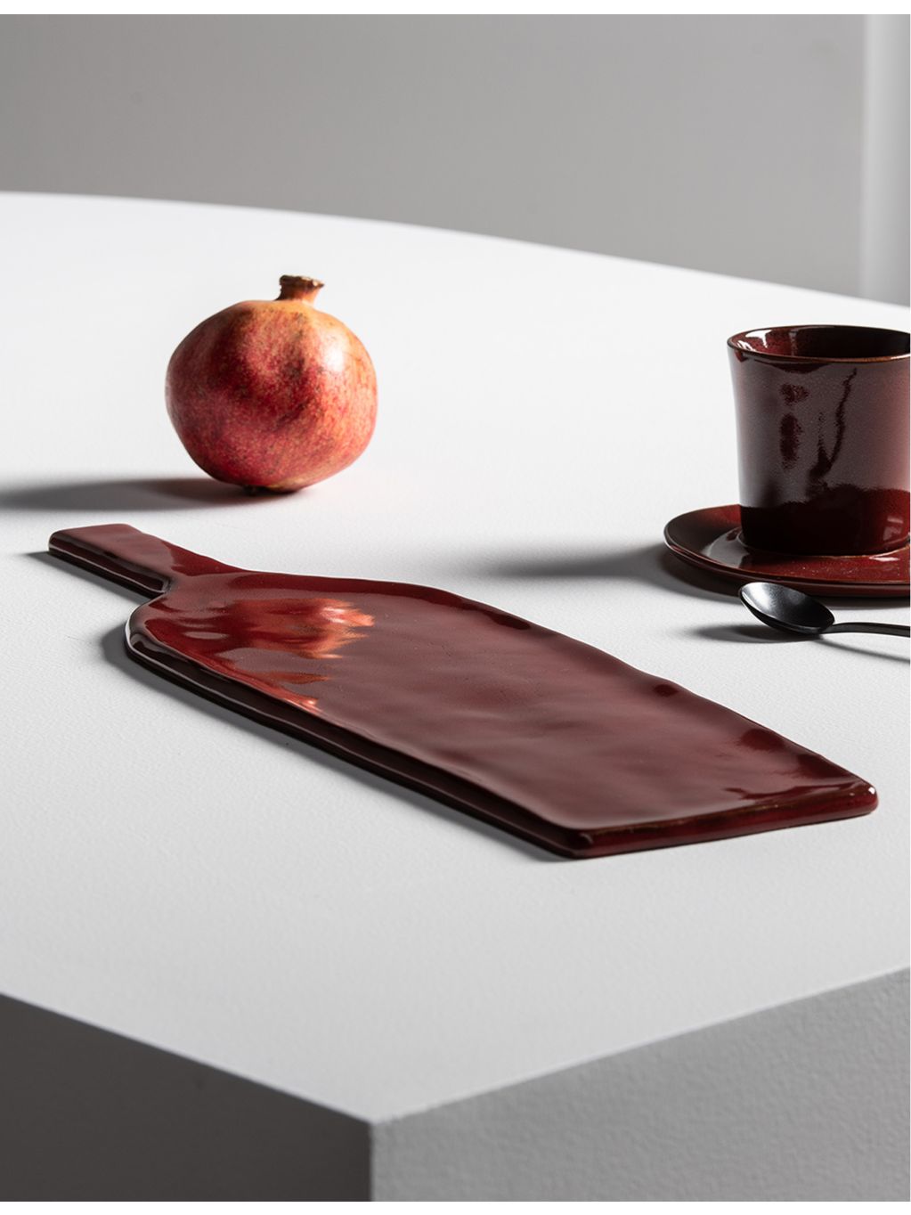 Serax La Mere rectangular stoneware serving plate 46cm, UK version
