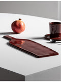 Serax La Mere rectangular stoneware serving plate 46cm, UK version