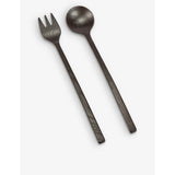 La Mere wood kitchen utensils set of two 37cm, imported from the UK