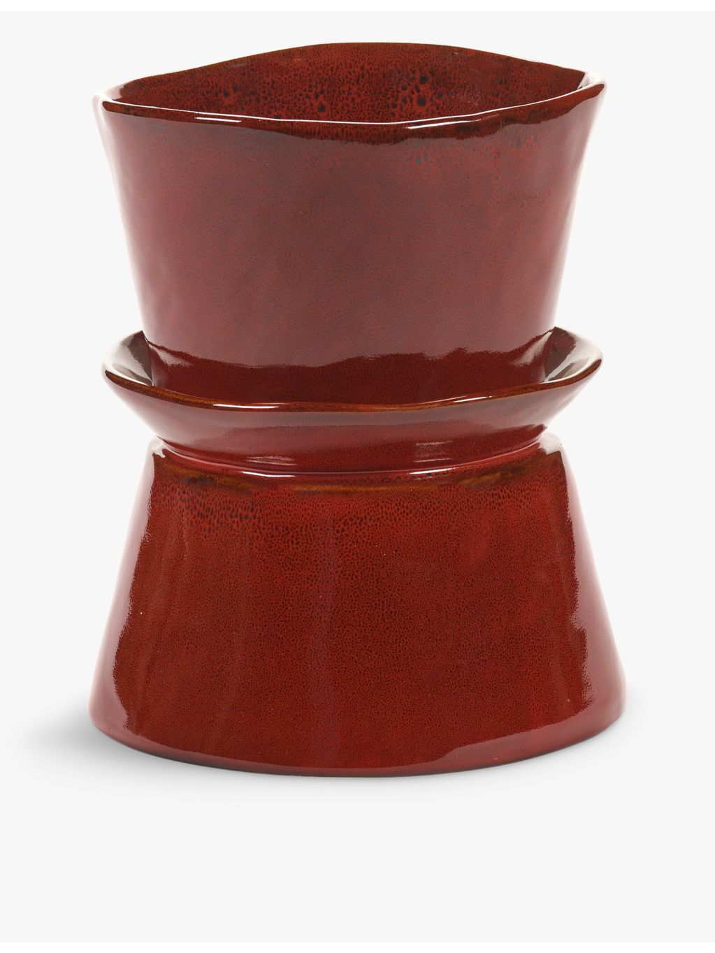 Serax stoneware vase La Mere 22cm, imported from the UK
