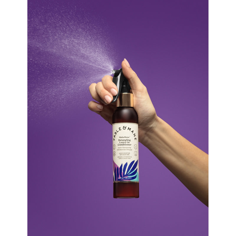 Fable & Mane MahaMane detangling leave-in conditioner 140ml, imported from the UK
