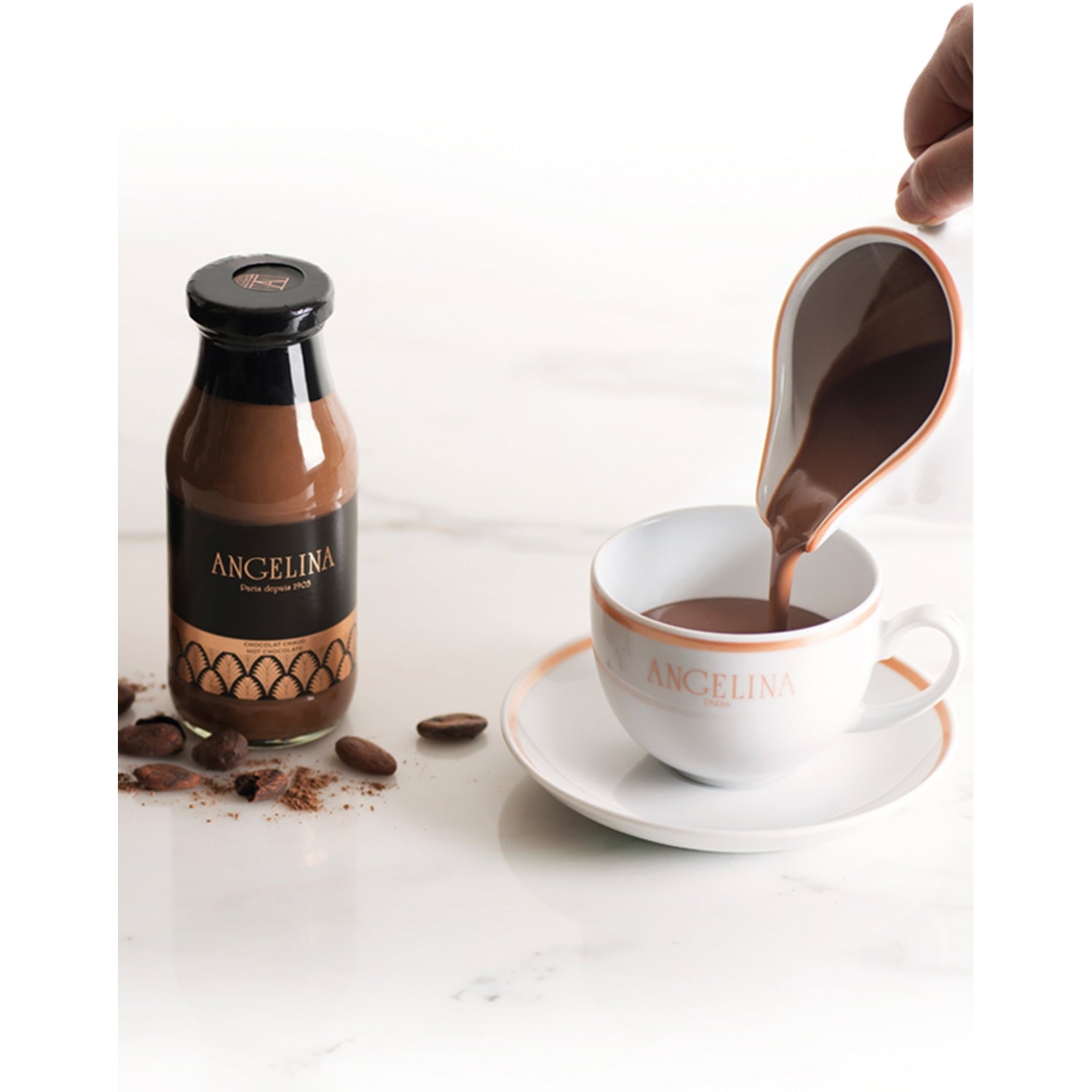 Angelina bottled hot chocolate 480ml - British product