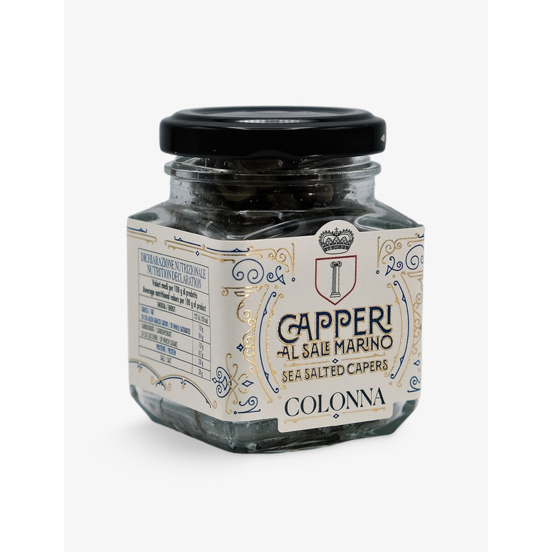 Colonna sea salted capers in a 65g jar (British brand)